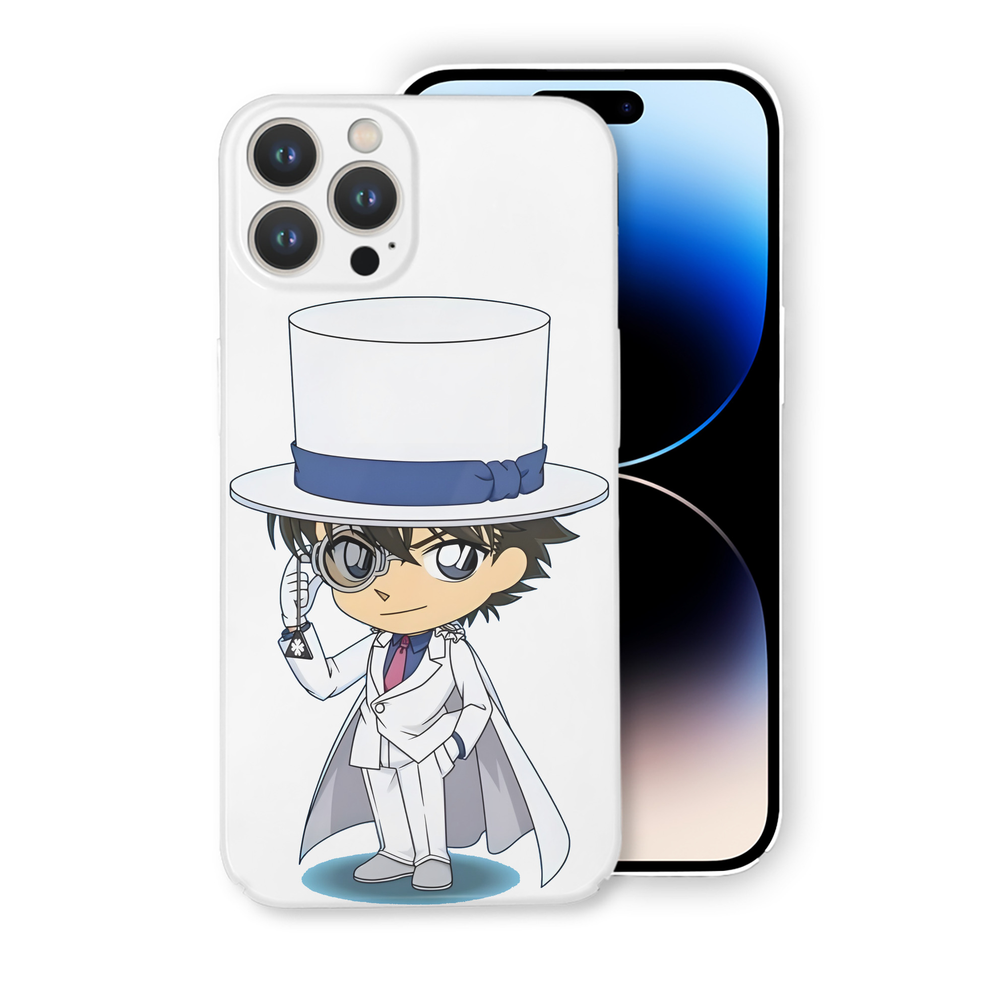 （画像用） 名探偵コナン くろば かいと Detective Conan Kuroba Kaito 【iPhone 14シリーズ対応】ハードケース